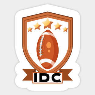 IDC AMERICAN FOOTBALL Sticker